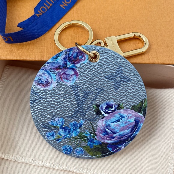 NEW Louis Vuitton Illustre Garden Bag Charm Key Holder Limited Edition, M00877 - Picture 2 of 11